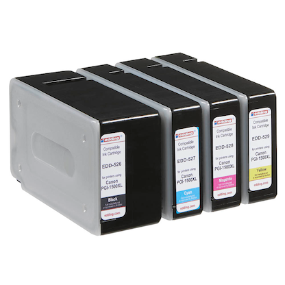 Artikelbild 3 für edding EDD-530 schwarz, cyan, magenta, gelb Druckerpatronen kompatibel zu Canon PGI-1500 XL BK/C/M/Y, 4er-Set, Artikelnummer 346112