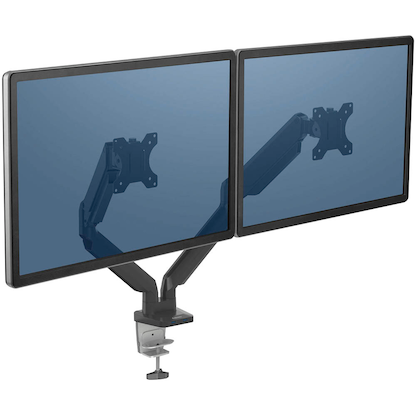 Artikelbild 18 für AKTION: Fellowes Monitor-Halterung Platinum Series 8042501 schwarz für 2 Monitore, Tischklemme, Tischbohrung mit 20 Euro CashBack, Artikelnummer 377388