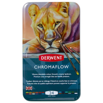 Artikelbild 14 für DERWENT Chromaflow Buntstifte farbsortiert, 24 St., Artikelnummer 464796