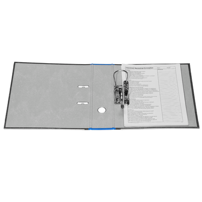 Artikelbild 6 für office discount Ordner blau marmoriert Karton 8,0 cm DIN A4, Artikelnummer 501437