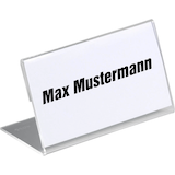 Artikelbild 1 für DURABLE Tischnamensschilder 8055-19 transparent 10,0 x 5,2 cm, 10 St., Artikelnummer 137521