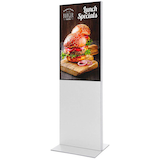 Artikelbild 1 für Showdown® Displays Digitales Totem Smart Line Infostele mit LED-Display, weiß, 108,0 cm (43 Zoll), Artikelnummer 926527