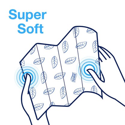 Artikelbild 8 für AKTION: TORK Papierhandtücher H3 Premium Extra Soft Zick-Zack-Falzung 2-lagig 2x 3.000 Tücher + GRATIS WMF Messerset Touch 2-tlg., Artikelnummer 400032