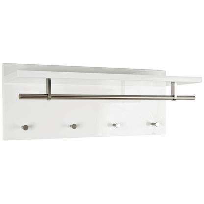 Artikelbild 23 für HAKU Möbel Wandgarderobe 42317 weiß Holz 4 Haken 75,0 x 30,0 cm, Artikelnummer 552541