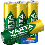 Artikelbild 1 für 4 VARTA Akkus RECHARGE ACCU Power Mignon AA 2.600 mAh, Artikelnummer 808220