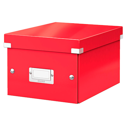 Artikelbild für AKTION: LEITZ Click & Store Aufbewahrungsbox 7,4 l rot 21,6 x 28,2 x 16,0 cm mit Prämie nach Registrierung, Artikelnummer 235196