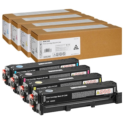 Artikelbild 3 für RICOH M C240 schwarz, cyan, magenta, gelb Toner, 4er-Set, Artikelnummer 460026