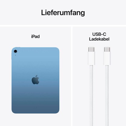 Artikelbild 2 für Apple iPad Wi-Fi (A16) (2025) 27,9 cm (11,0 Zoll) 128 GB blau, Artikelnummer 552477