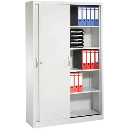 Artikelbild 4 für CP Schiebetürenschrank C 2000 Acurado, 2040-00 S10165 lichtgrau 4 Fachböden 120,0 x 40,0 x 195,0 cm, Artikelnummer 303628