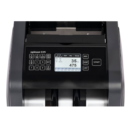 Artikelbild 5 für ratiotec Banknotenzähler rapidcount S 575, Artikelnummer 799027