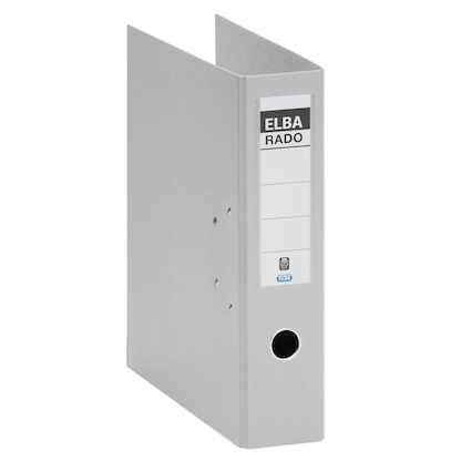 Artikelbild 3 für ELBA rado plast Ordner grau Kunststoff 8,0 cm DIN A4, Artikelnummer 256982