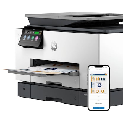 Artikelbild 4 für HP OfficeJet Pro 9130b All-in-One 4 in 1 Tintenstrahl-Multifunktionsdrucker grau, Artikelnummer 170759