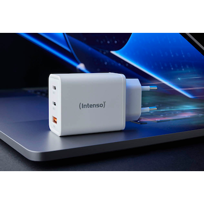 Artikelbild 4 für Intenso W65ACC GaN Ladeadapter weiß, 65 Watt, Artikelnummer 191329