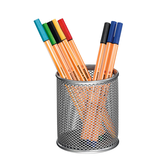 Artikelbild 1 für Zeller Stiftehalter Meshline alufarben Metall, lackiert 8,3 x 8,3 x 9,5 cm, Artikelnummer 552539