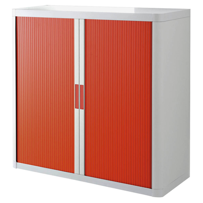 Artikelbild 3 für PAPERFLOW easyOffice Rollladenschrank weiß, rot ohne Fachböden 110,0 x 41,5 x 104,0 cm, Artikelnummer 146845