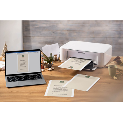 Artikelbild 3 für SIGEL Weihnachtsbriefpapier White Apple Motiv DIN A4 90 g/qm 100 Blatt, Artikelnummer 736977