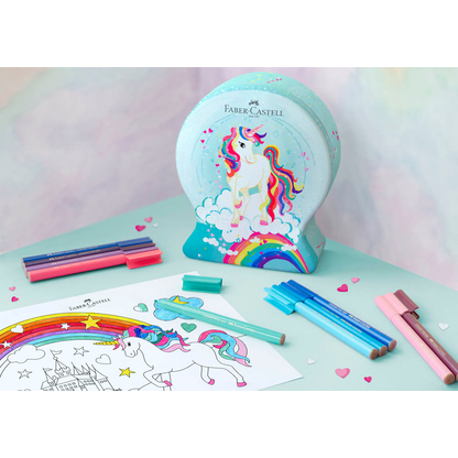 Artikelbild 2 für FABER-CASTELL Connector Einhorn Filzstifte farbsortiert, 33 St., Artikelnummer 100499