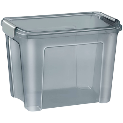 Artikelbild 9 für cep Shadow Aufbewahrungsbox 18,0 l grau-transparent 27,7 x 38,9 x 28,5 cm, Artikelnummer 169179
