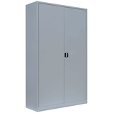 Artikelbild 1 für LÜLLMANN Stahlschrank 530380 lichtgrau 120,0 x 60,0 x 195,0 cm, aufgebaut, Artikelnummer 182869