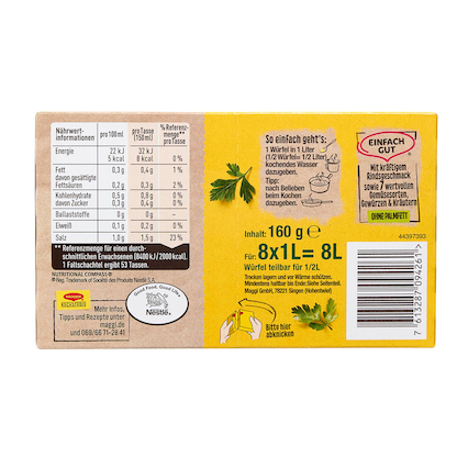 Artikelbild 5 für Maggi® klare Suppe mit Rind 8x 1,0 l, Artikelnummer 613212