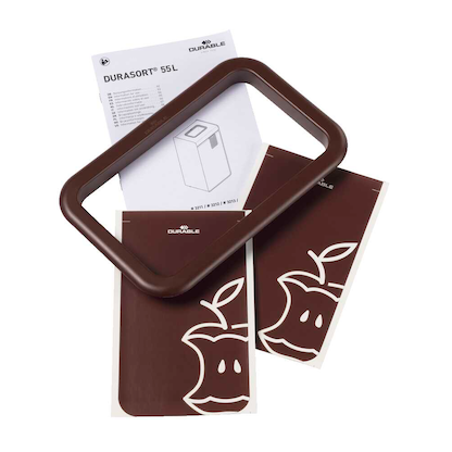 Artikelbild 6 für DURABLE DURASORT® Mülleimer 55,0 l braun, Artikelnummer 732717