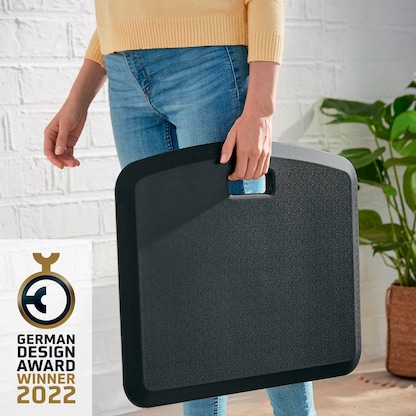 Artikelbild 4 für LEITZ Anti-Ermüdungsmatte Büro Ergo Cosy grau 45,7 x 55,8 cm, Artikelnummer 793887