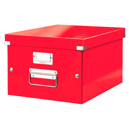 Artikelbild für AKTION: LEITZ Click & Store Aufbewahrungsbox 16,7 l rot 28,1 x 36,9 x 20,0 cm mit Prämie nach Registrierung, Artikelnummer 235339