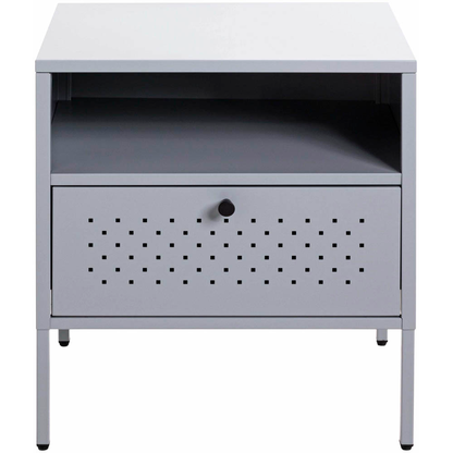 Artikelbild 3 für HAKU Möbel Konsole Nachttisch Metall grau 45,0 x 35,0 x 50,0 cm, Artikelnummer 340057