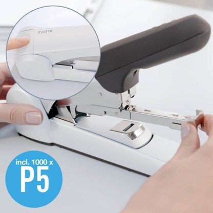 Artikelbild 4 für AKTION: LEITZ Heftgerät 5552 grau mit Prämie nach Registrierung, Artikelnummer 437139