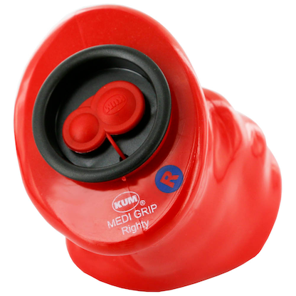 Artikelbild 22 für KUM Dosenspitzer doppelt Medi Grip Righty M2 rot, Artikelnummer 650677