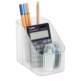 Artikelbild 1 für Zeller Schreibtisch-Organizer transparent Kunststoff 3 Fächer 15,0 cm 9,0 cm, Artikelnummer 685218