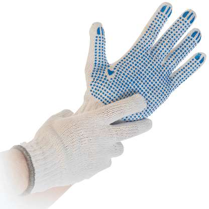 Artikelbild für HYGOSTAR unisex Arbeitshandschuhe Structa weiß Größe 10, 12 Paar, Artikelnummer 884296