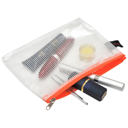 Artikelbild für FolderSys Reißverschlussbeutel transparent/orange 0,15 mm, 1 St., Artikelnummer 641779