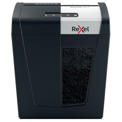 Artikelbild 2 für Rexel Secure MC6 Aktenvernichter mit Partikelschnitt P-5, 2 x 15 mm, bis 6 Blatt, schwarz, Artikelnummer 437192