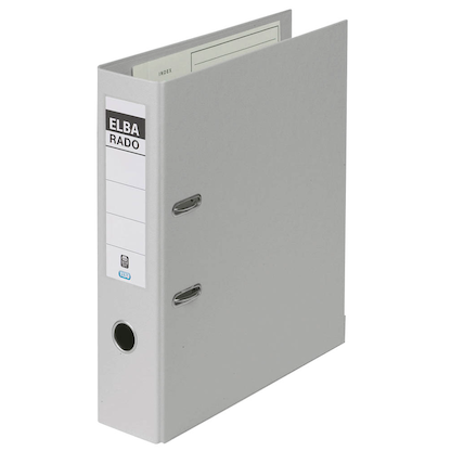 Artikelbild 14 für ELBA rado plast Ordner grau Kunststoff 8,0 cm DIN A4, Artikelnummer 256982