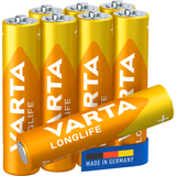 Artikelbild 1 für 8 VARTA Batterien LONGLIFE Micro AAA 1,5 V, Artikelnummer 856229