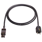 Artikelbild 1 für as-Schwabe Schutzkontakt/Geräte C5 Netzkabel Heißgeräte 2,0 m schwarz, 1 St., Artikelnummer 973604