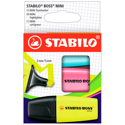 Artikelbild 13 für STABILO BOSS MINI Textmarker farbsortiert, 3 St., Artikelnummer 416828