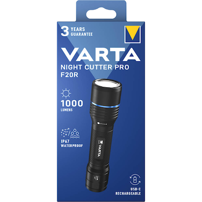 Artikelbild 4 für VARTA Night Cutter Pro F20R LED Taschenlampe schwarz 16,1 cm, 1000 Lumen, Artikelnummer 621617