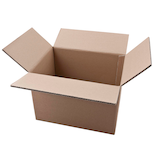 Artikelbild 1 für 20 Nestler Wellpapp-Faltkartons 2-wellig braun 39,3 x 28,8 x 27,8 cm Außenmaß, Artikelnummer 599092