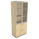 Artikelbild 1 für fm Aktenschrank Sidney, 4260267328729 königsahorn 2 Fachböden 80,0 x 44,2 x 186,9 cm, Artikelnummer 371942