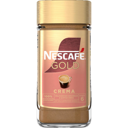 Artikelbild für NESCAFÉ Gold crema Instantkaffee, mild, 200,0 g, Artikelnummer 612749