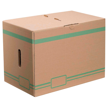 Artikelbild 4 für 10 Cartonia Archivcontainer braun 50,2 x 35,6 x 31,0 cm, Artikelnummer 811505