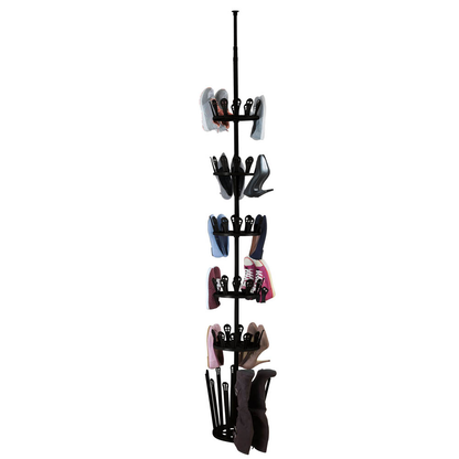 Artikelbild 2 für WENKO Teleskop-Schuhregal Achilles schwarz 30,0 x 30,0 x 100,0 - 300,0 cm, 1 St., Artikelnummer 817211