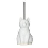 Artikelbild 1 für WENKO WC-Garnitur Cat weiß Stein, Artikelnummer 813582