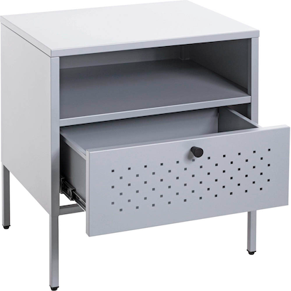 Artikelbild 6 für HAKU Möbel Konsole Nachttisch Metall grau 45,0 x 35,0 x 50,0 cm, Artikelnummer 340057