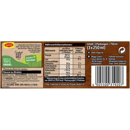 Artikelbild 3 für Maggi® Sauce zu Braten 28x 3 St., Artikelnummer 612319