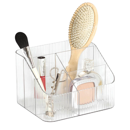 Artikelbild 4 für Zeller Schreibtisch-Organizer transparent Kunststoff 5 Fächer 14,8 x 18,0 x 12,0 cm, Artikelnummer 685237