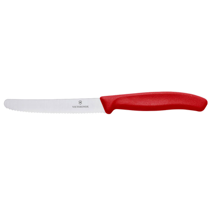 Artikelbild 2 für VICTORINOX Frühstücksmesser Swiss Classic silber, rot glatt, 1 St., Artikelnummer 100836