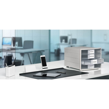 Artikelbild 3 für HAN Schubladenbox Impuls transparent 1012-63, DIN A4 mit 4 Schubladen, Artikelnummer 689067